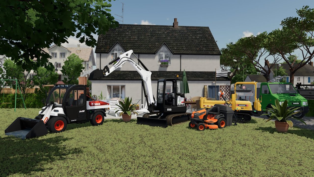 Rénovation du plan d'eau Travaux paysager - Plobannalec-Lesconil | Farming Simulator 22