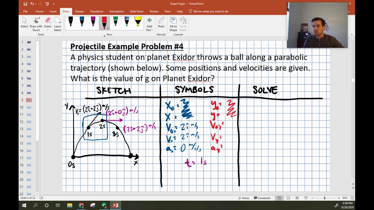 Projectile Motion Example Problem #4