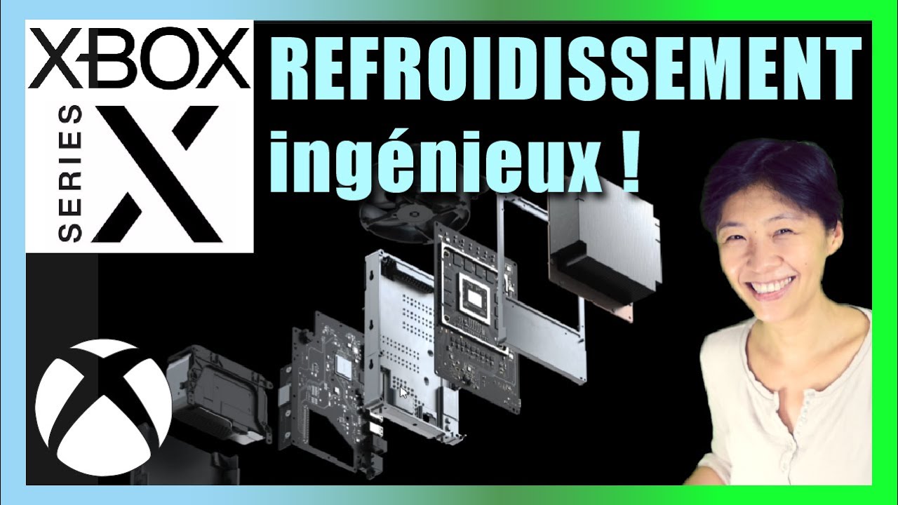 La Xbox Series X, le design à l'intérieur avec un système de refroidissement ingénieux et silencieux