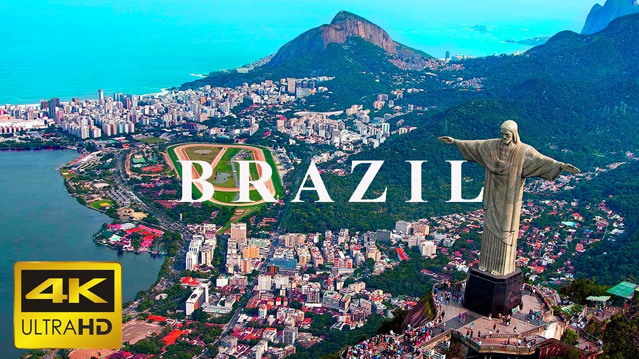 Brazil 4K | Scenic Relaxation Film With Calming Music | BRAZIL 8K ULTRA HD HDR | Explore World 8K