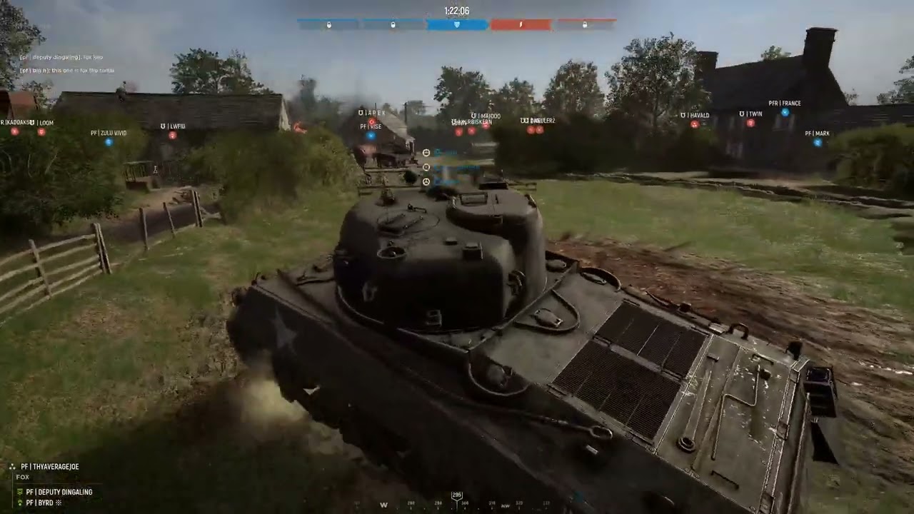 Hell Let Loose - PF v Omen - Utah Beach - Friendly - Admin Cam