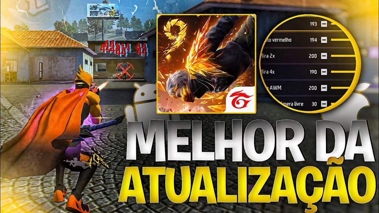 ATUALIZADA 2026!🔥 A MELHOR SENSIBILIDADE para SUBIR CAPA NO IPHONE NA NOVA ATUALIZA&Ccedil;&Atilde;O do FREE FIRE
