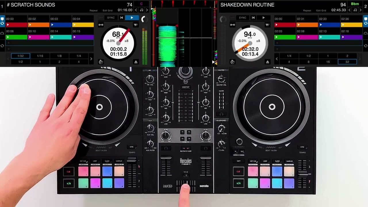 DJC Inpulse 500 - Chirp Scratch - Intermediate level | Hercules