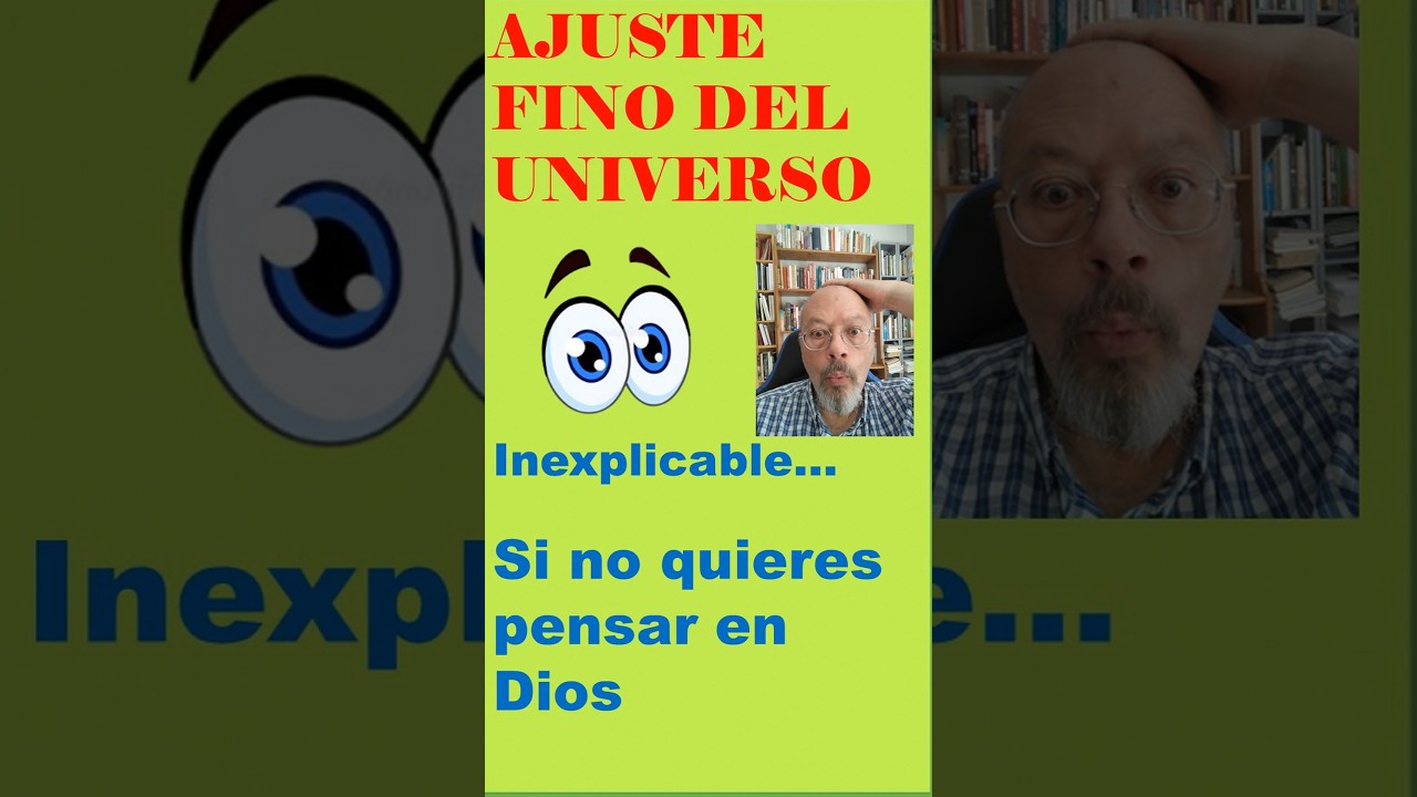 Ajuste FINO del Universo👀. Inexplicable... si no quieres pensar en #Dios🪔