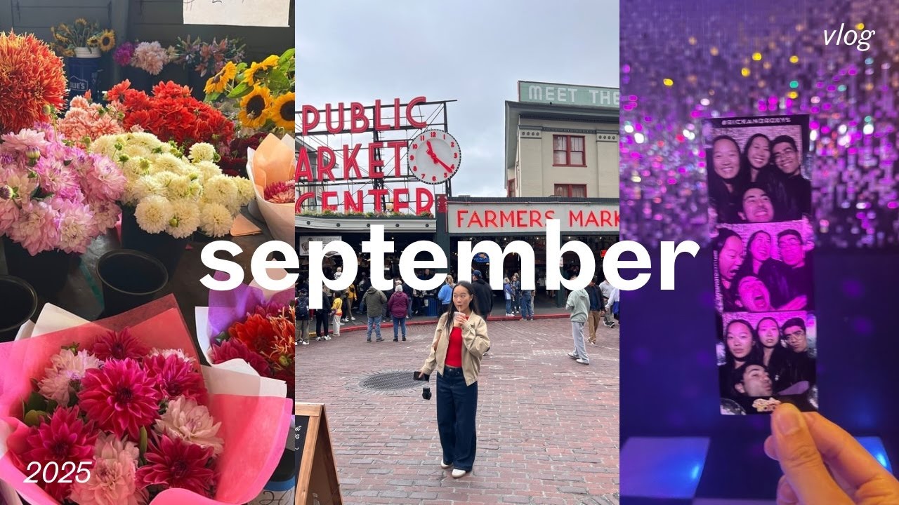 fall in seattle, crafts, baking, movie night | september vlog