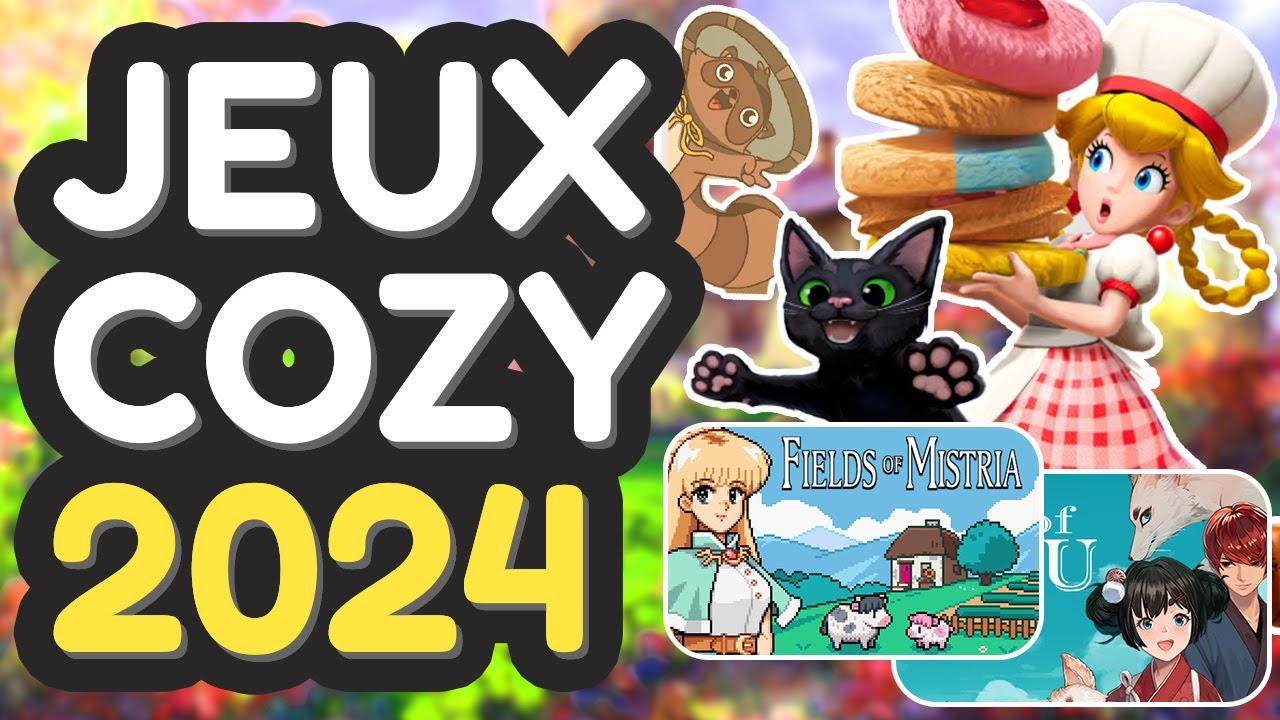 10 JEUX COZY POUR 2024 🍵 | #cozygaming