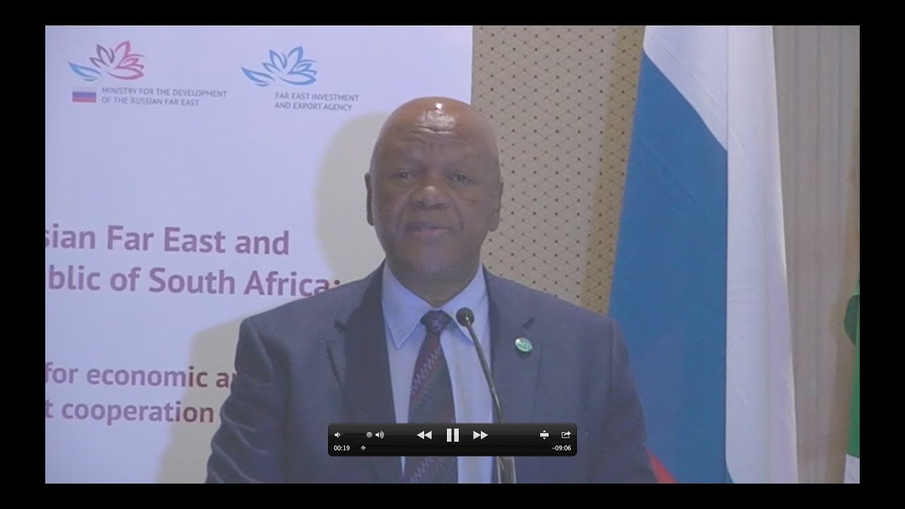 Minister Jeff Radebe meets Russian Deputy Prime Minister Truter during roundtable discussion