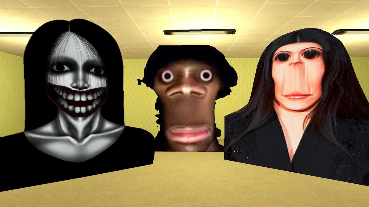 Rosalía Bizcochito, Hi My Name Is Aughh, and Kuchisake Onna – Nextbot Chase in Garry’s Mod (Horror)
