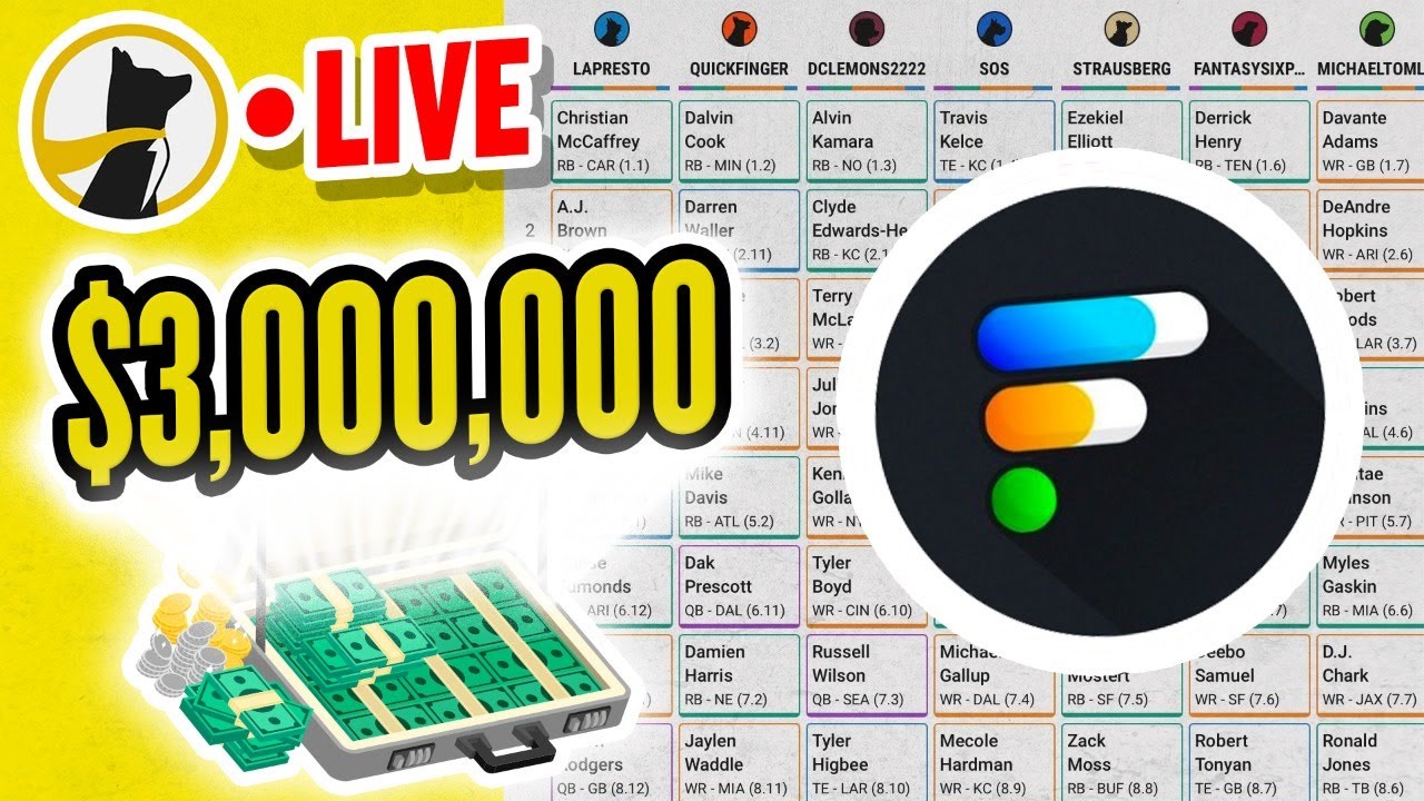 Best Ball Mania 4 Draft $25 to Win $3,000,000!