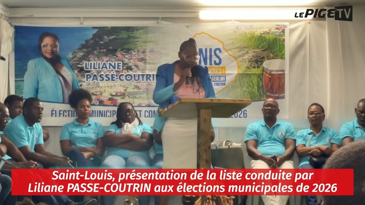 Saint-Louis, présentation de la liste conduite par Liliane PASSE-COUTRIN aux municipales 2026