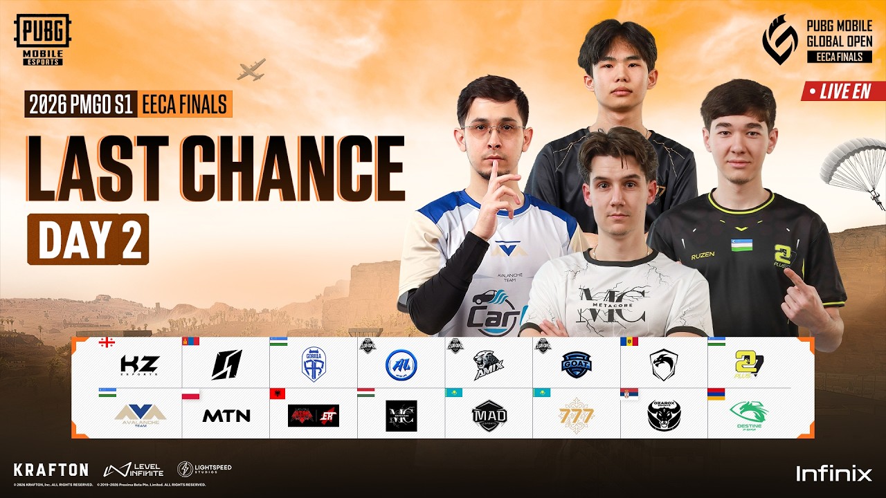 [EN] 2026 PMGO Season 1 Eastern Europe & Central Asia Finals | Last Chance Qualifier Day 2