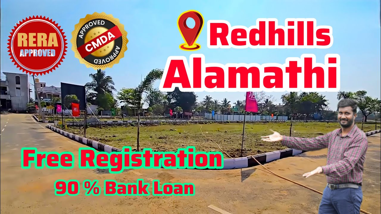 Low Budget Plot for sale in Chennai Redhills | CMDA & RERA Approved