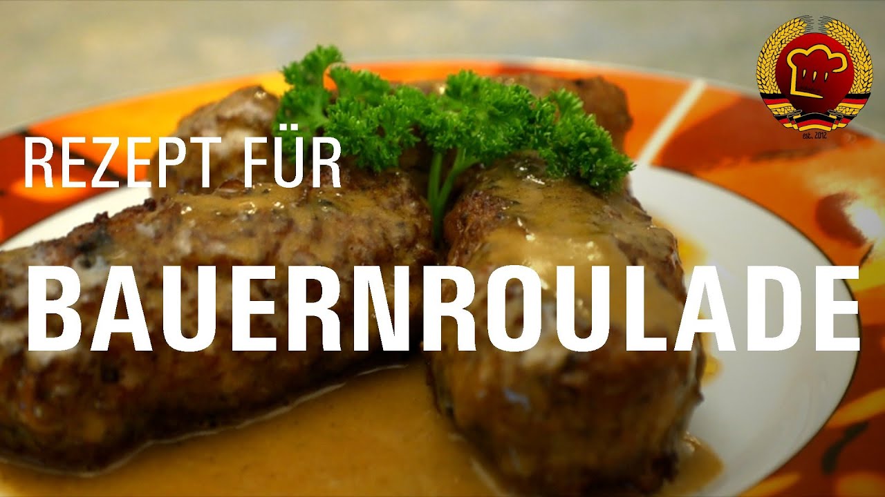 So gelingen die beliebten Rouladen aus Hackfleisch (Bauernrouladen) nach altem DDR Rezept