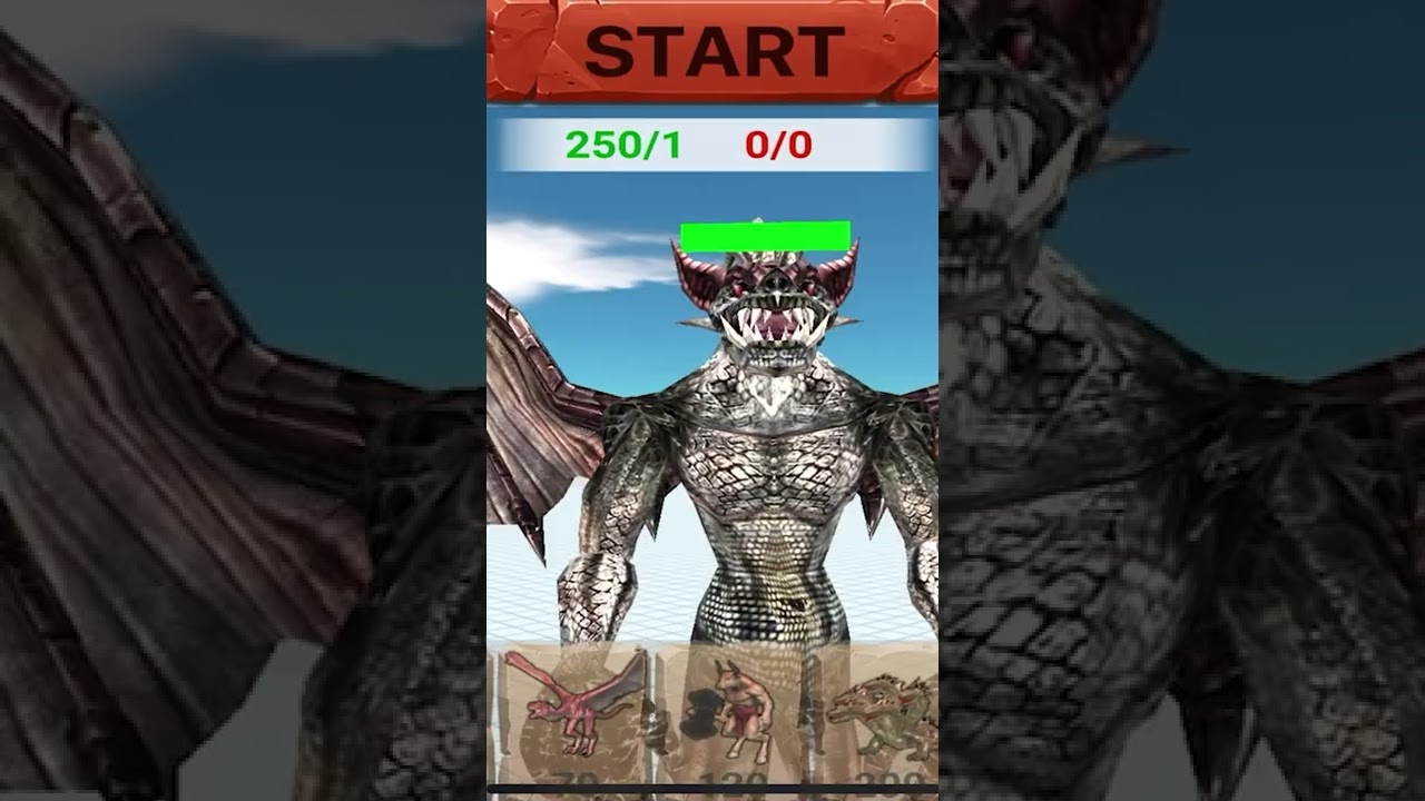 Вы уже пробовали новую Горгулью??? #animalrevoltbattlesimulator #shorts