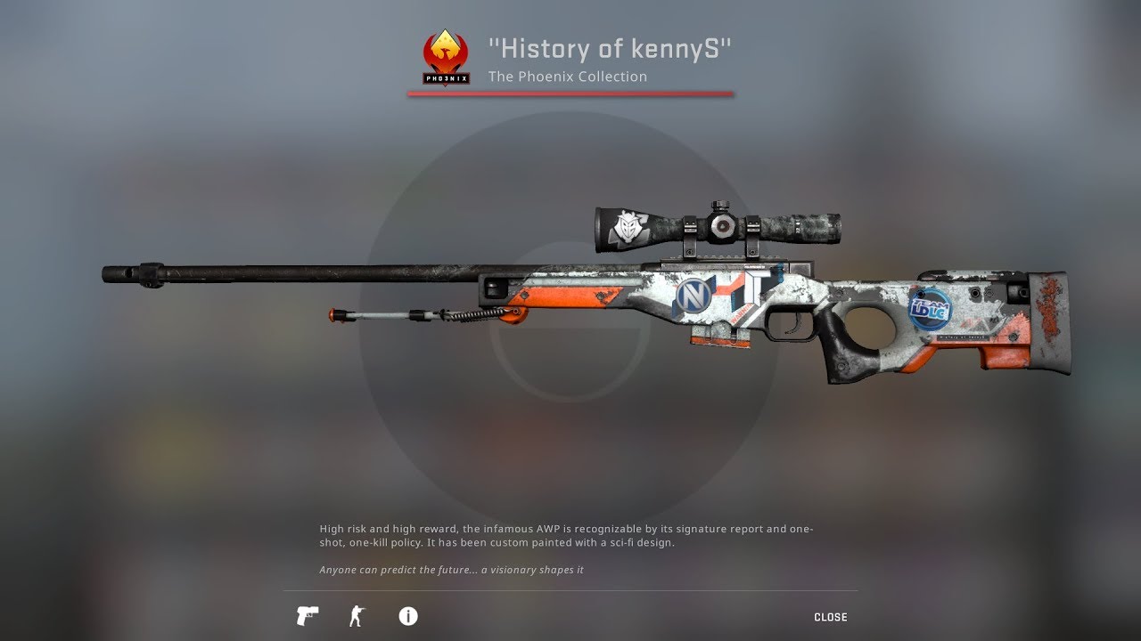 CS:GO - AWP Asiimov Battle-Scarred Showcase