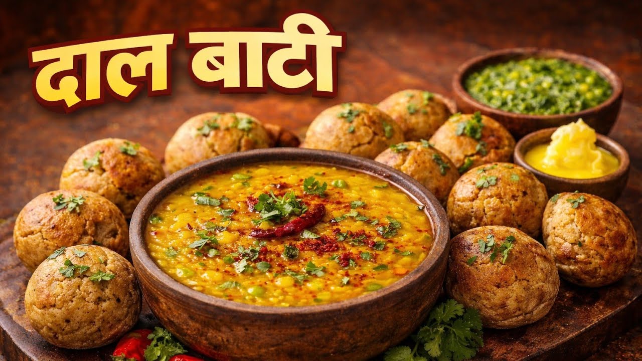 🔥“MP Style असली स्वाद!”😋👌Desi Style Dal Bafla | Village Cooking Recipe