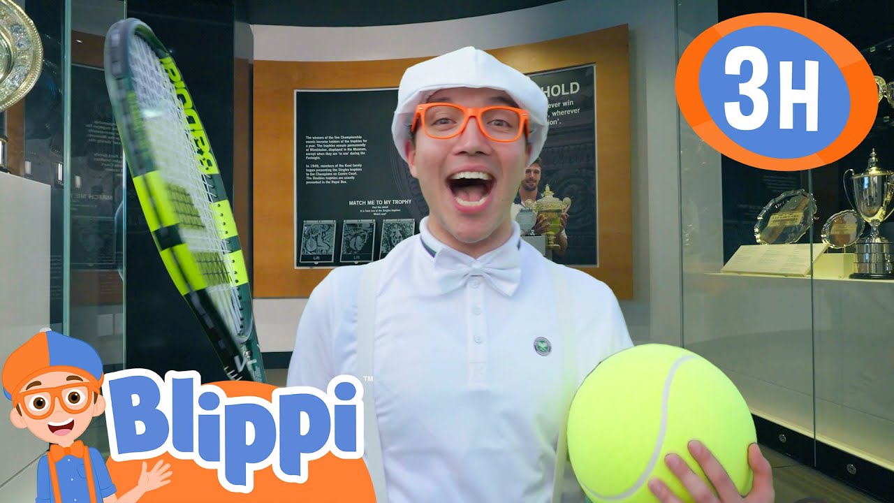 Blippi Learns Tennis! 🎾 Fun at Wimbledon’s Lawn Club | Blippi | Kids TV Shows