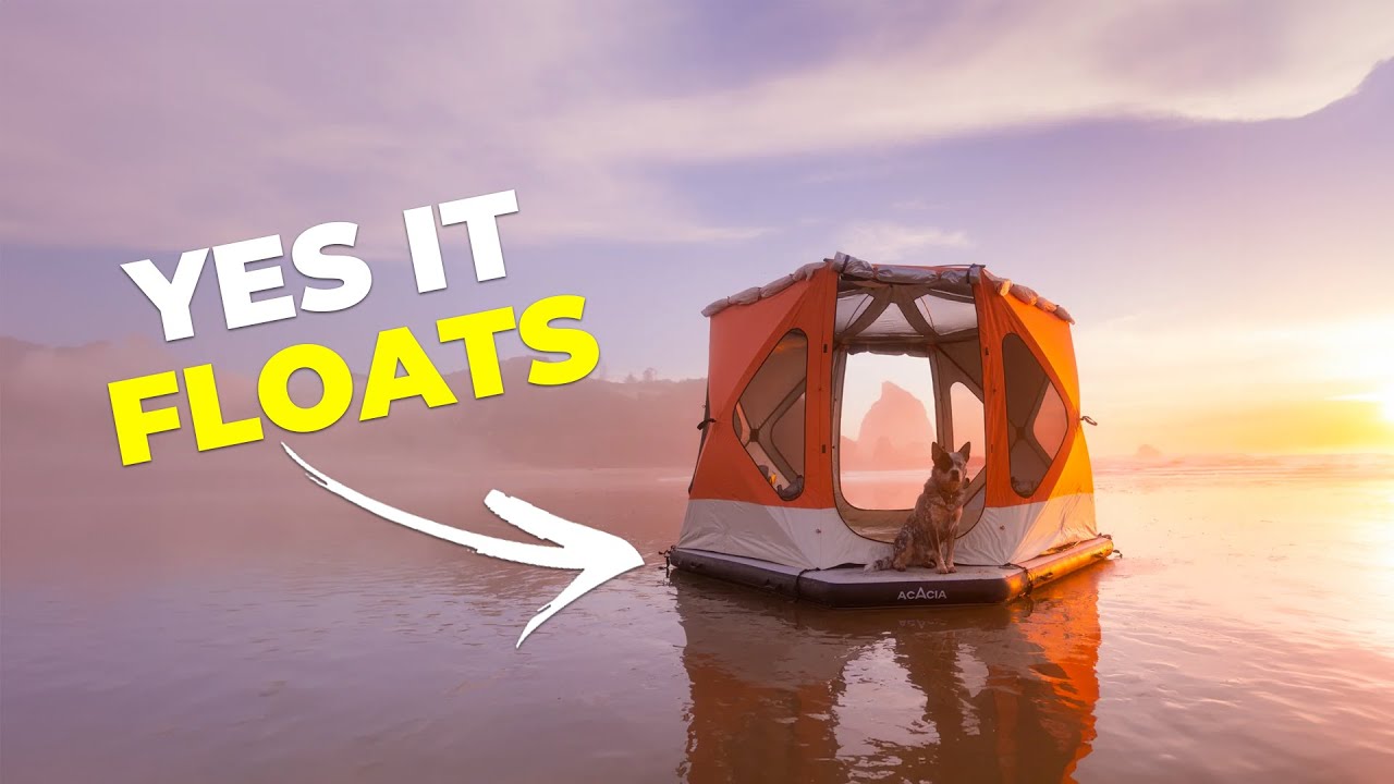 Game Changing Floatable Tent. Space Acacia 3 in 1 Tent