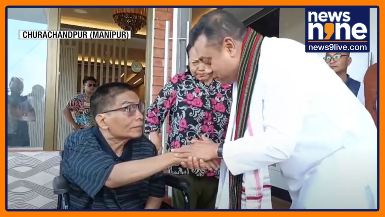 Manipur: Sambit Patra Visits MLA Vungzagin Valte's Residence In Churachandpur | BJP | News9