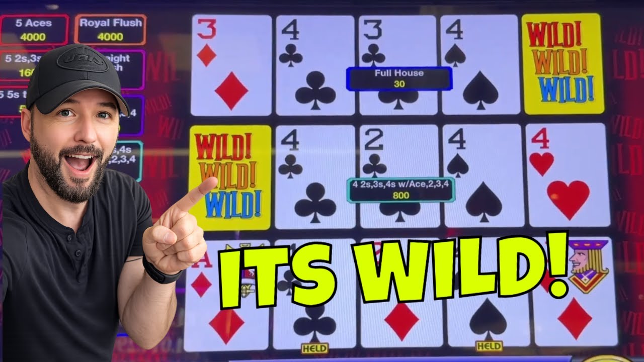 В видеопокере Wild Wild Wild — невероятные выигрыши