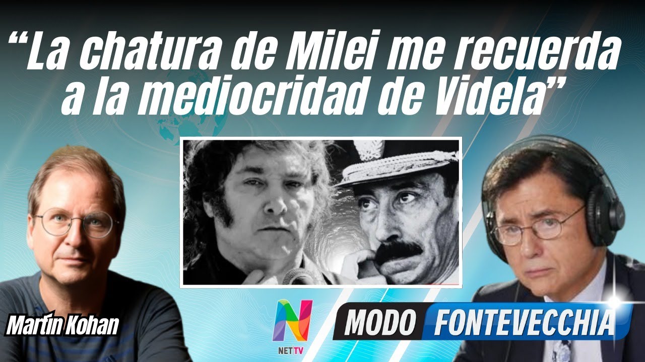 El escritor Martín Kohan reflexionó sobre el aplastamiento intelectual en la era Milei