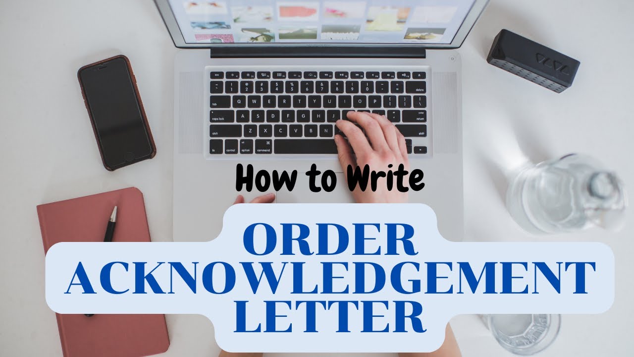 Order Acknowledgement Letter
