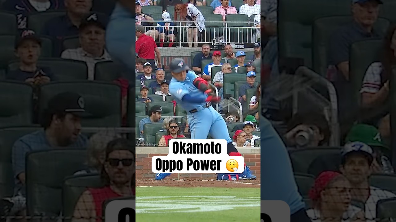 Kazuma Okamoto&rsquo;s team-leading 13th home run of the season ‼️ #MLB #BlueJays