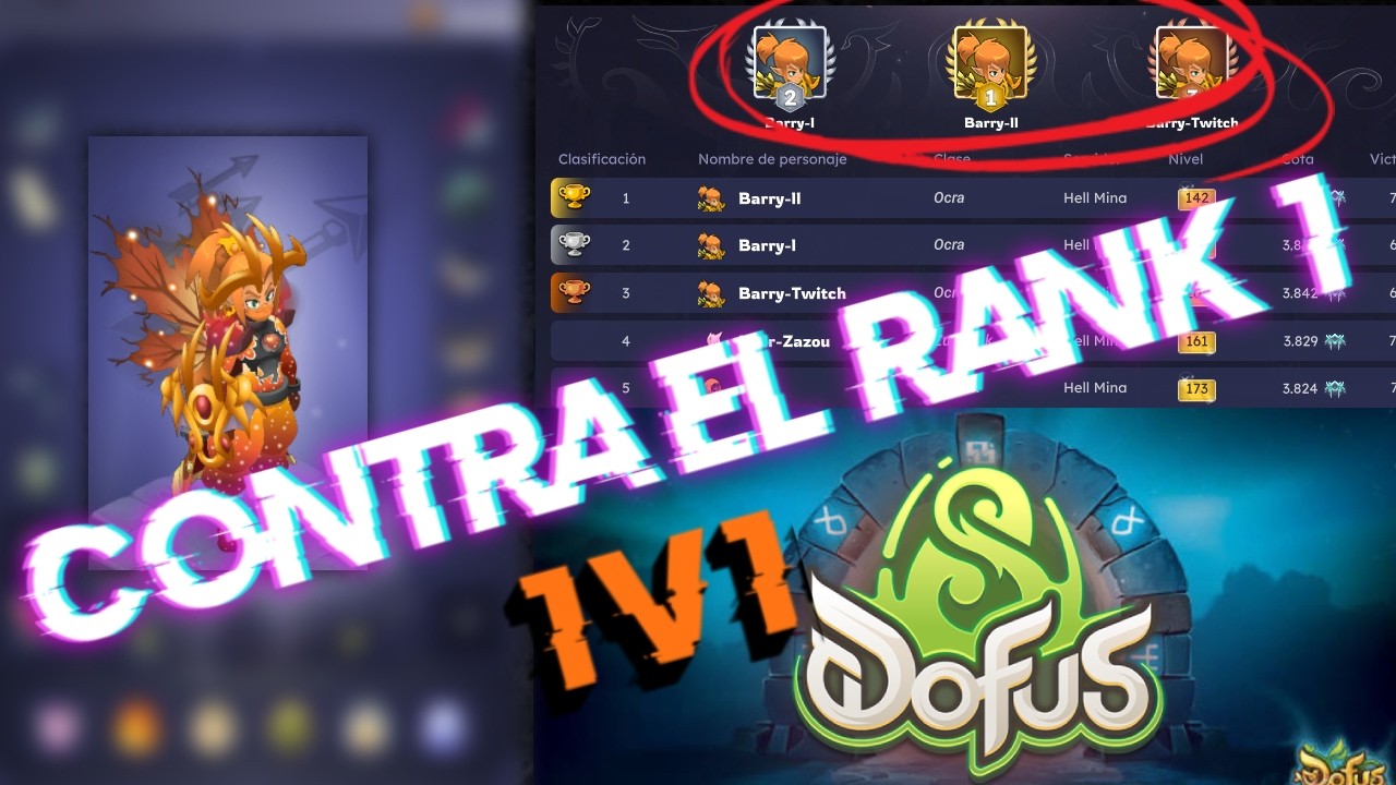 KOLISEO 1v1 contra el RANK 1 del MUNDO | DOFUS 3.6 OCRA