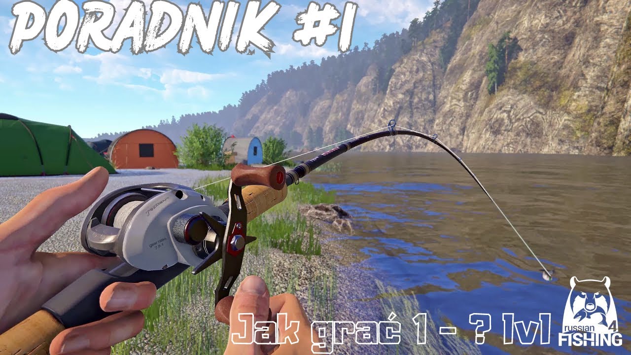 Russian Fishing 4 Początek przygody - Jak dobrze grać? - Poradnik #1 - podstawy #rf4 #rf4tutorial
