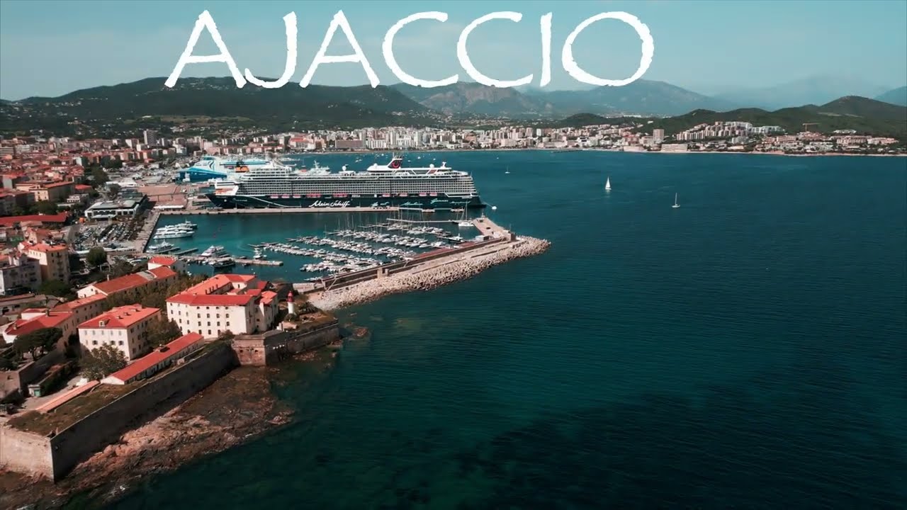 Ajaccio, France from above