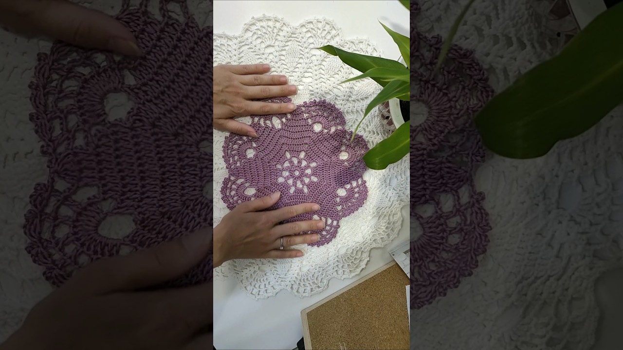 #мотивкрючком #crochetpatterns #crochetprojects #вязаниекрючком #handmadecrochet #салфеткакрючком