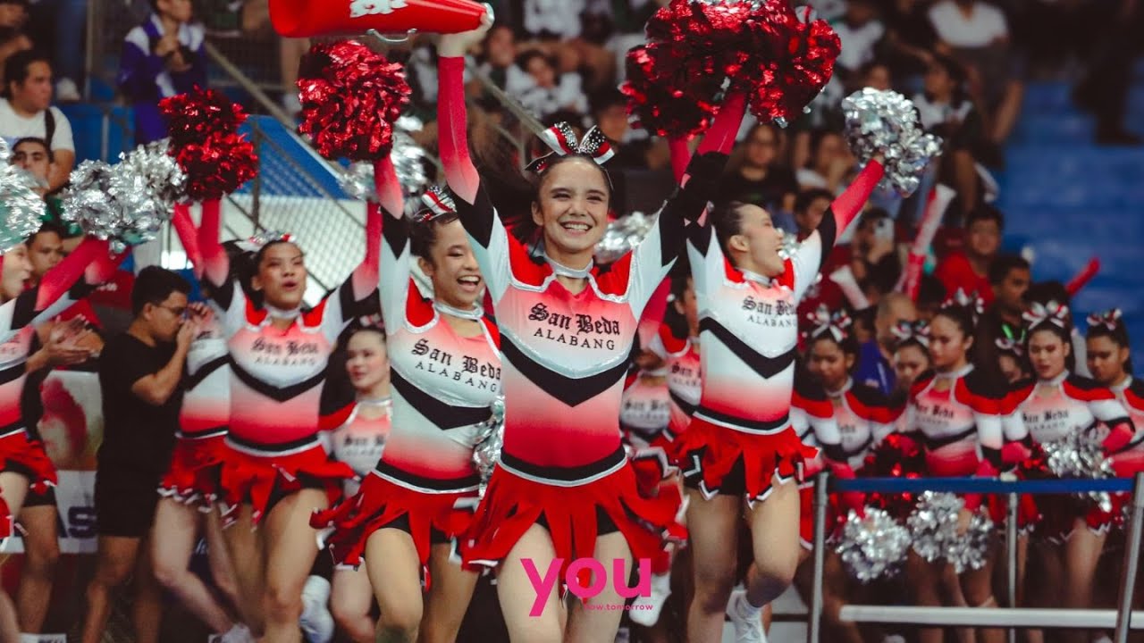 San Beda Alabang 1st runner-up WNCAA54 Cheerleading Jrs Division- YOU.Ph
