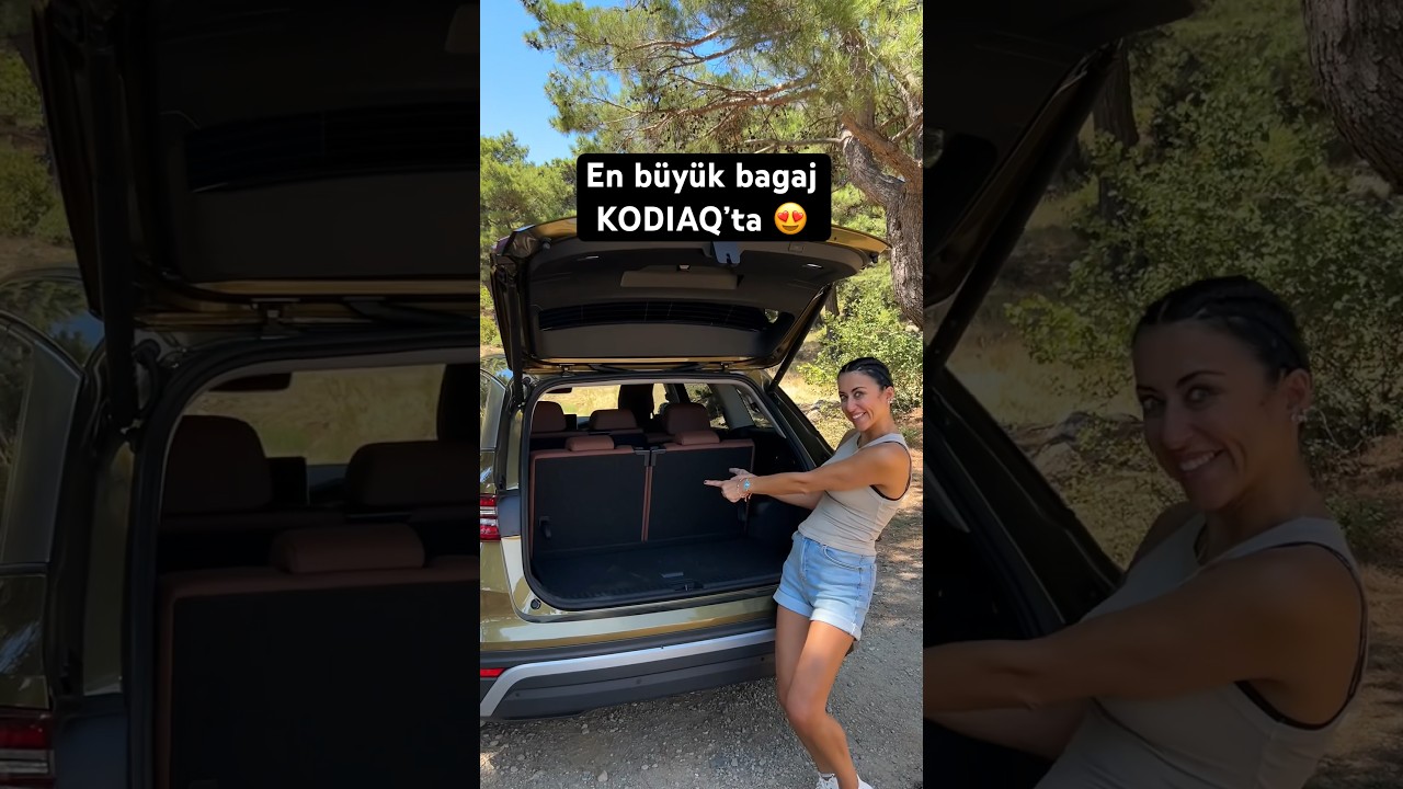 En B&uuml;y&uuml;k Bagaj Yeni Skoda Kodiaq&rsquo;ta!✌️ #aycaninarabalari #aycascars #aycacizer