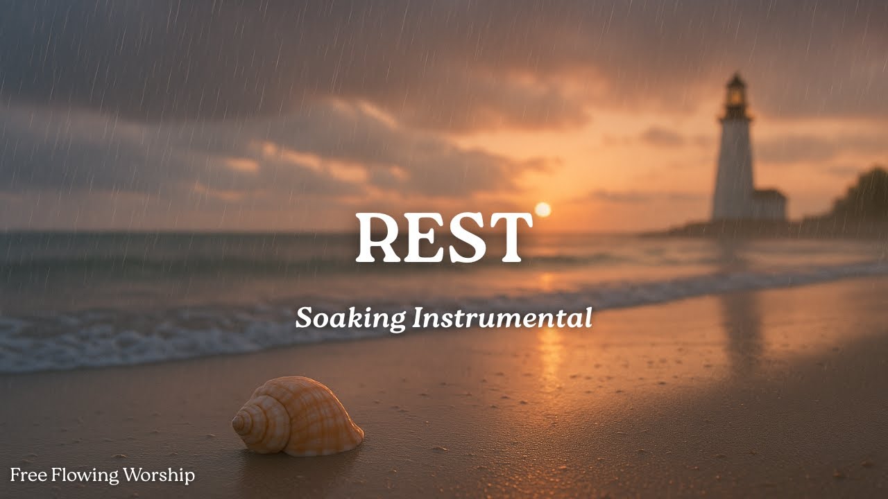 Rest in His Peace | Soaking Worship Instrumental with Rain Sounds for Prayer & Reflection