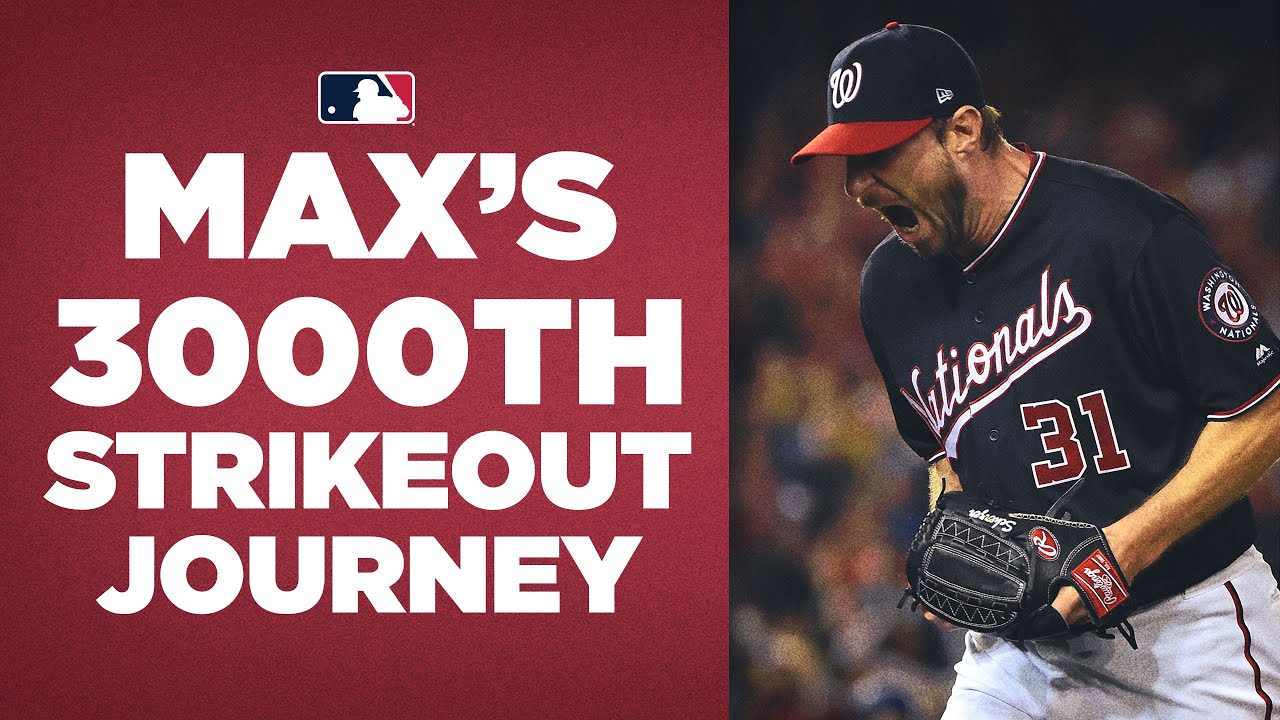 Max Scherzer's AWESOME career | A look back at his journey to 3,000 Ks!