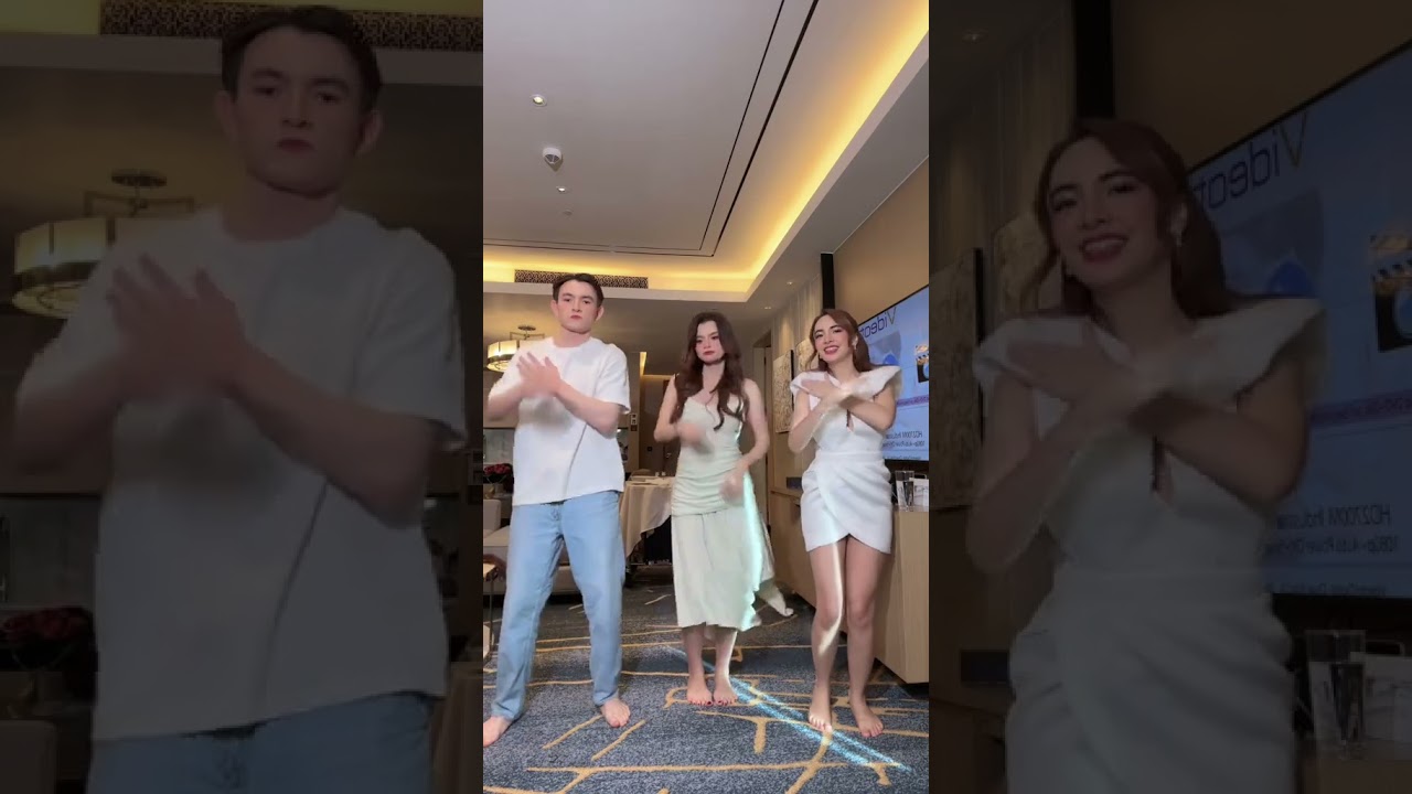 RICHIE AND BECKY WITH AMIRA ALAWI TIKTOK DANCE CHALLENGE😍 #beckyarmstrong @TeamArmstrongg