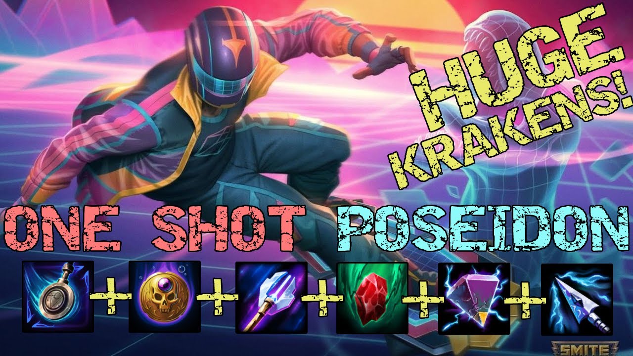 ONE SHOT POSEIDON BUILD!! Poseidon Mid Gameplay | Smite Conquest