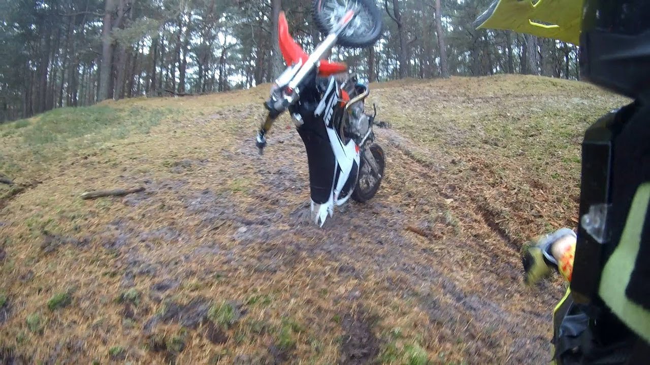 PITBIKE MRF 150 PRO! W TERENIE!