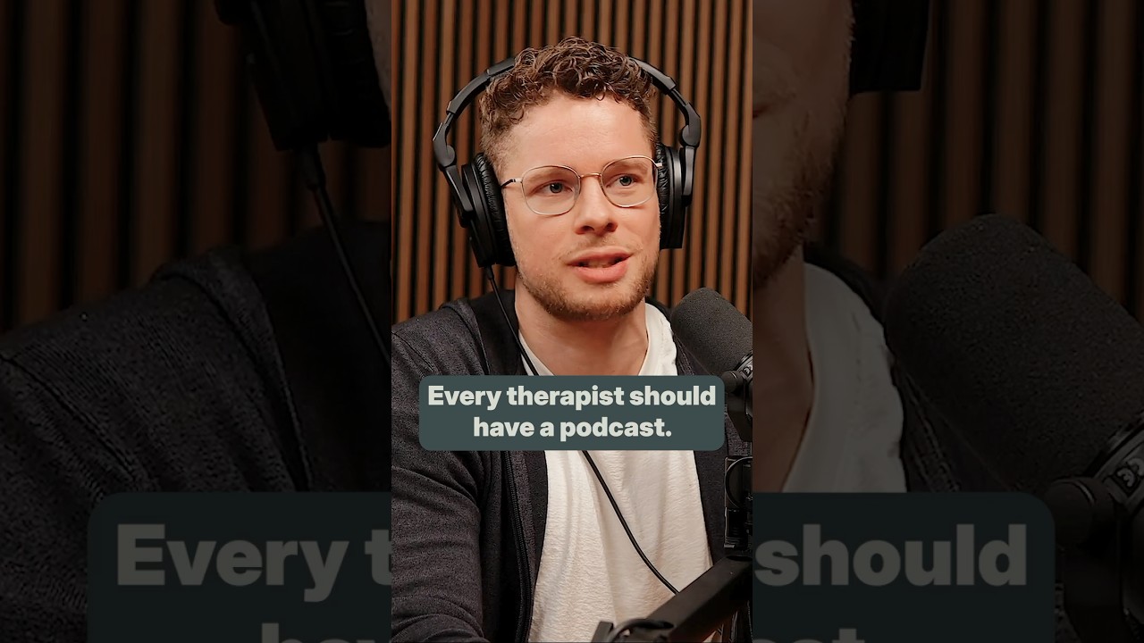 What if therapists had podcasts—would therapy be more effective? 🎙️ 