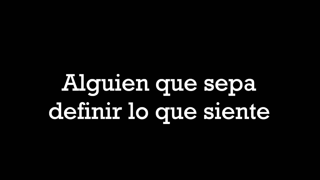Alguien menos tu (Ragazzi - Letra)