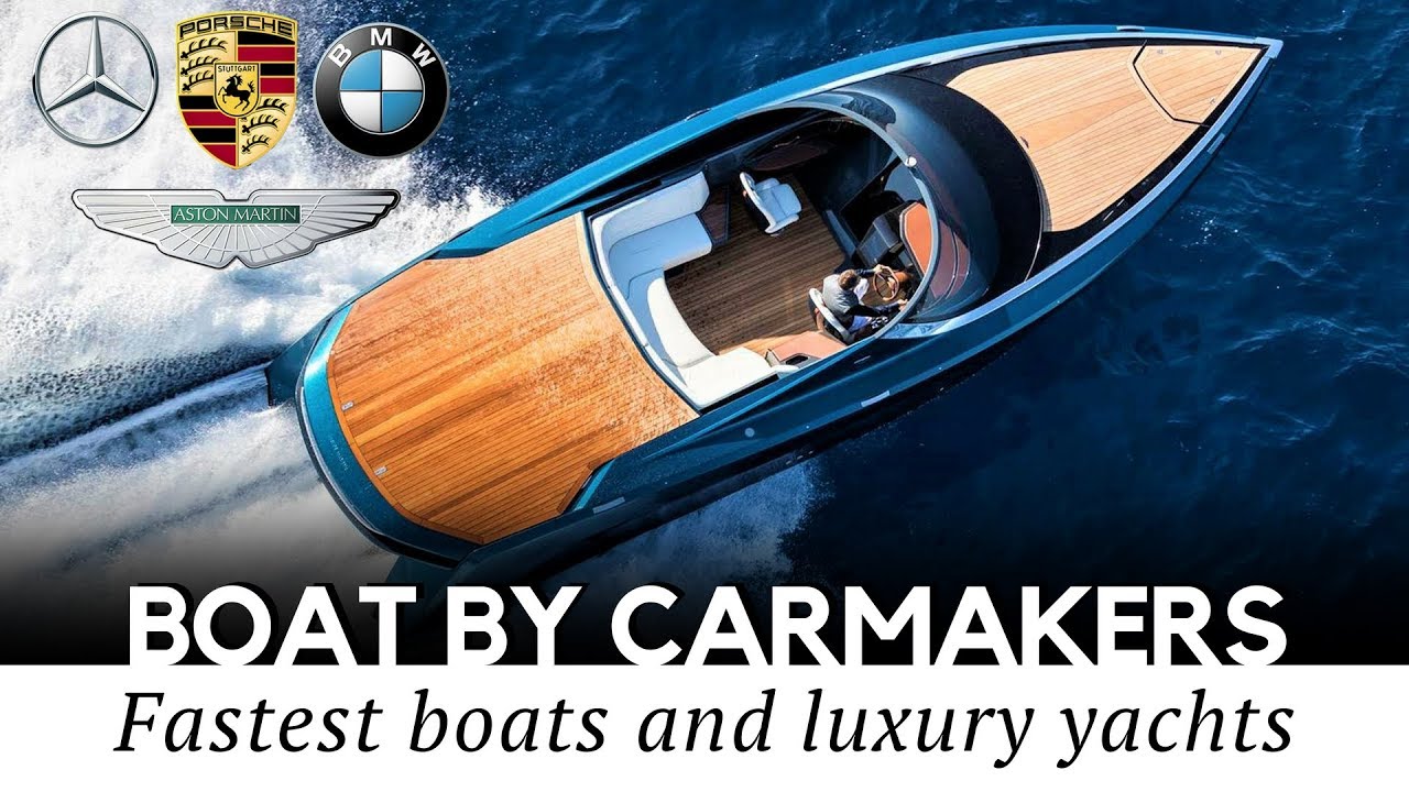 Top 10 Speed Boats and Luxury Yachts Designed by Popular Car Makers