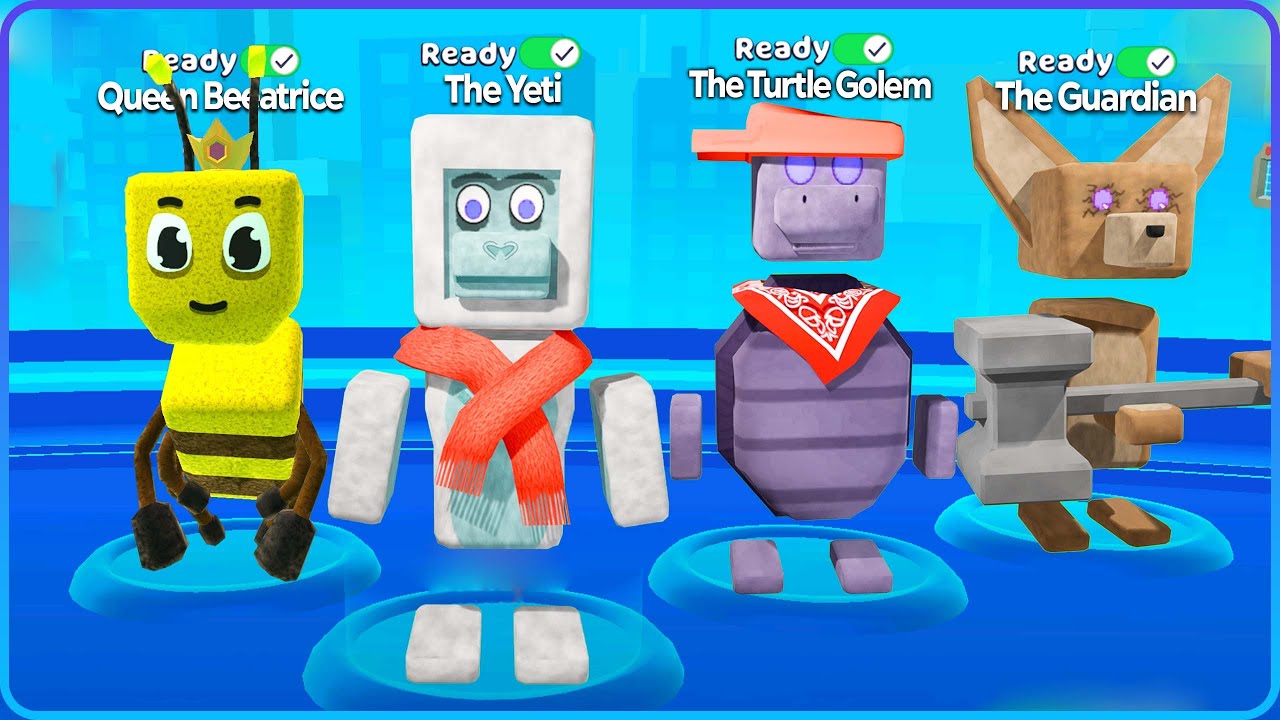 Multiplayer Impostors Bosses Squad vs Original Bosses Super Bear Adventure Gameplay Walkthrough