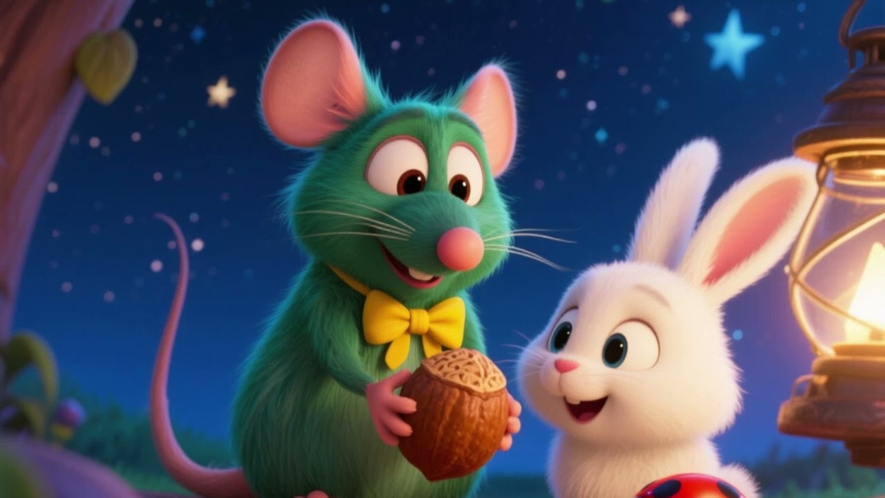 Une Souris Verte 🐭 | Comptine Française – Chanson pour enfants