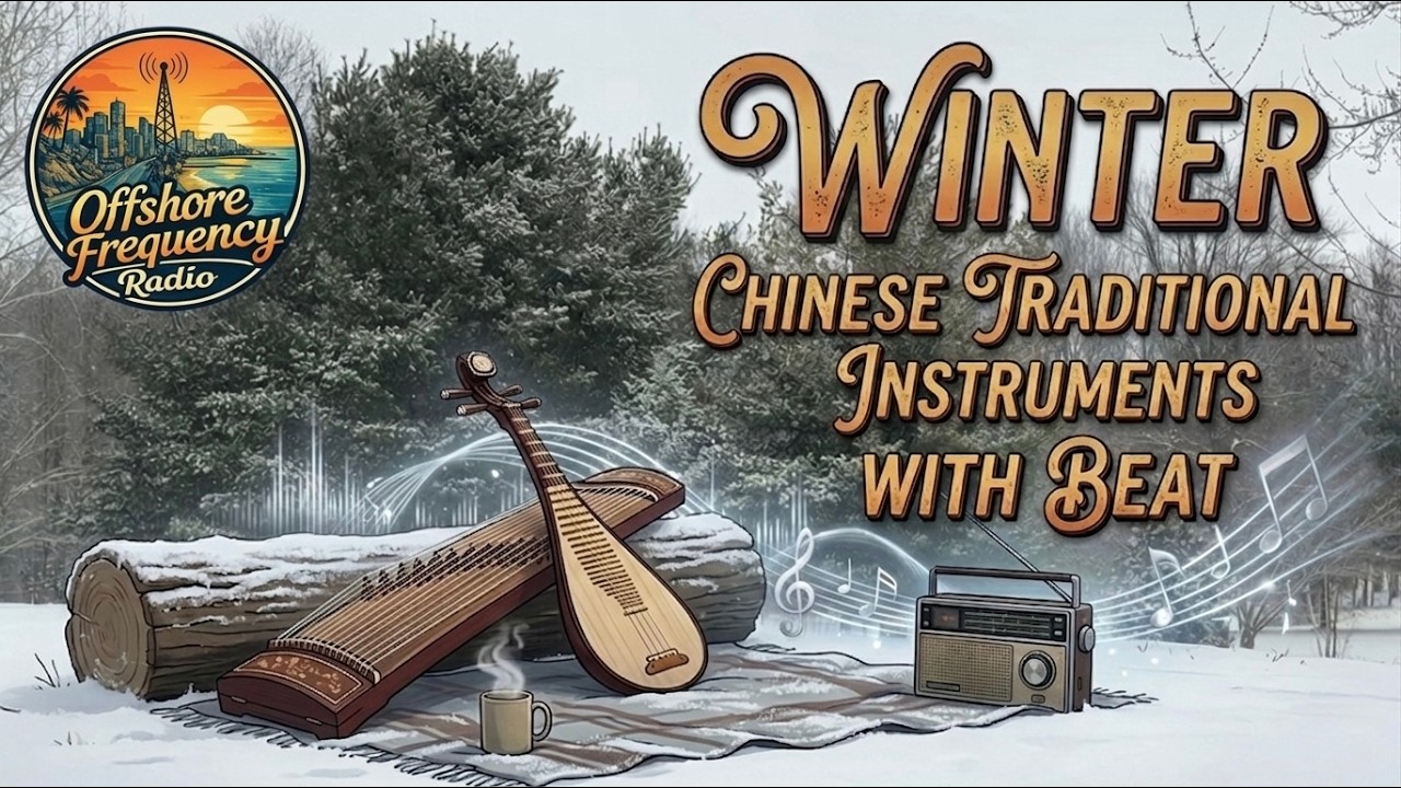Winter Chinese Traditional Instruments with Beat ❄️ Relaxing Ambient Music | Offshore Frequency
