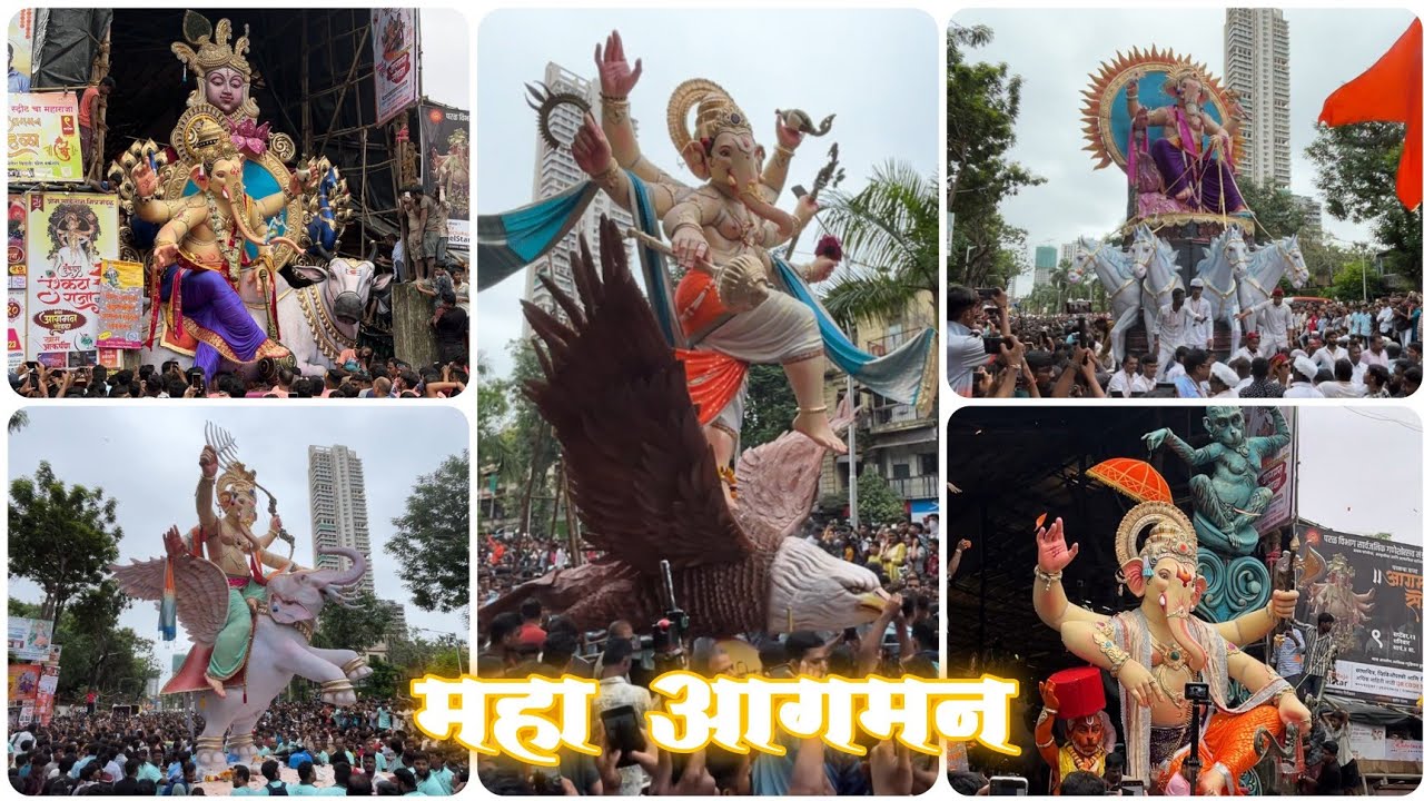 Mumbai Ganpati Aagman 2023 | Parel Ganpati workshop |