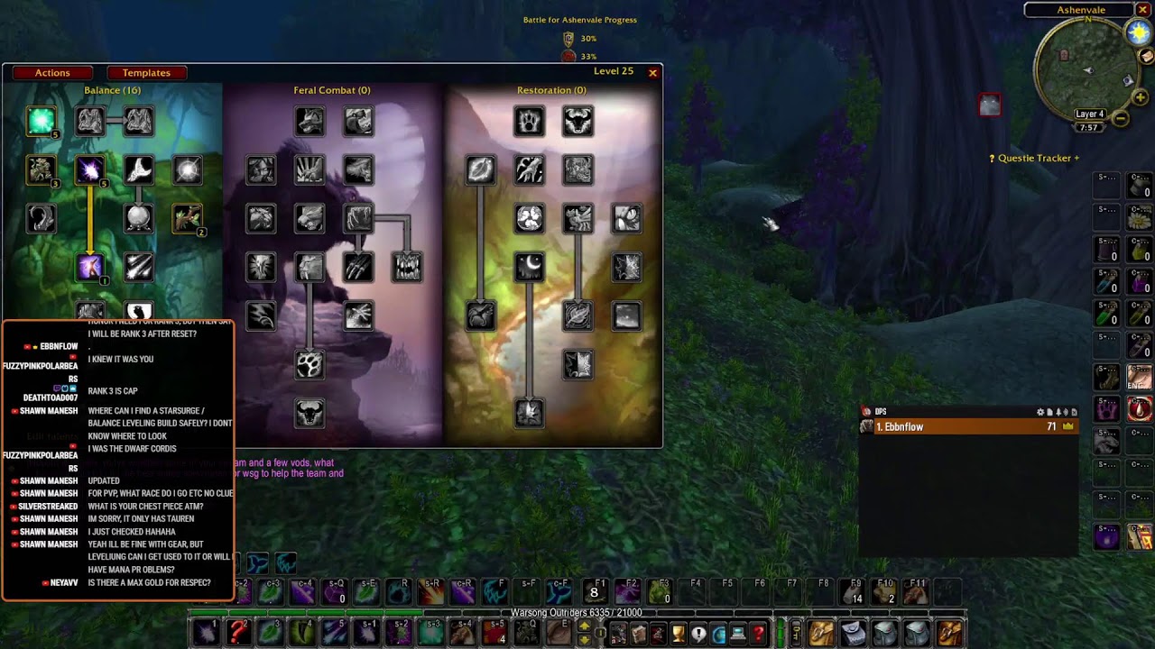 Starsurge Druid is fun | Season of Discovery | RP-PVP Classic WoW