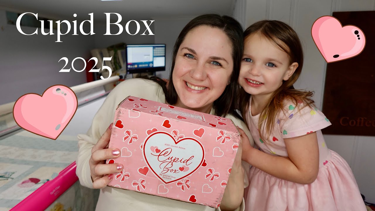 Распаковка подарочной коробки Cupid Box 2025 | Fat Quarter Shop | Лимитированная серия к Дню свят...
