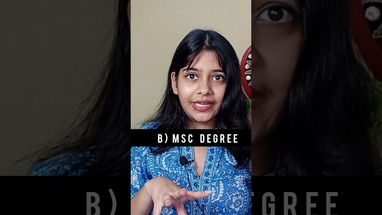 Successful Career after BSc? #bsc #shorts #msc