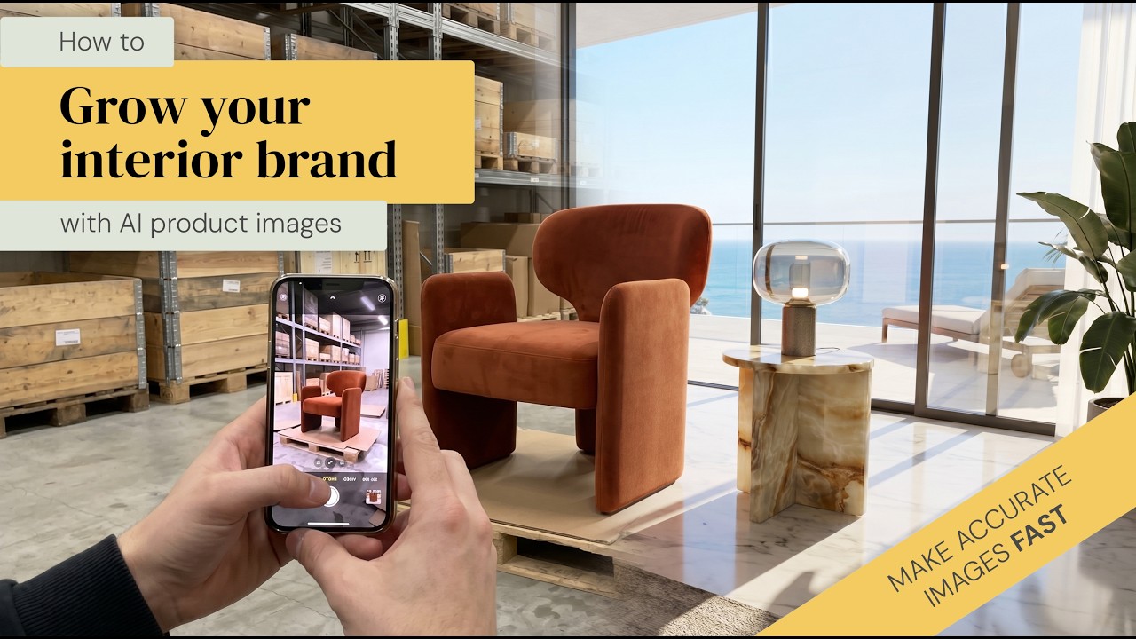 How To Grow Your Interior Brand With AI Product Images (Free to try)