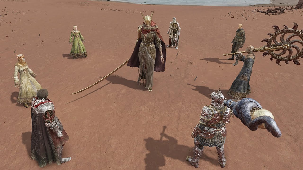 All Humans Of Volcano Manor Vs Bosses - Elden Ring